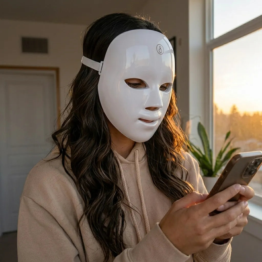 LumaGlow 7-Color LED Photon Therapy Mask – Touch Screen Skin Rejuvenation