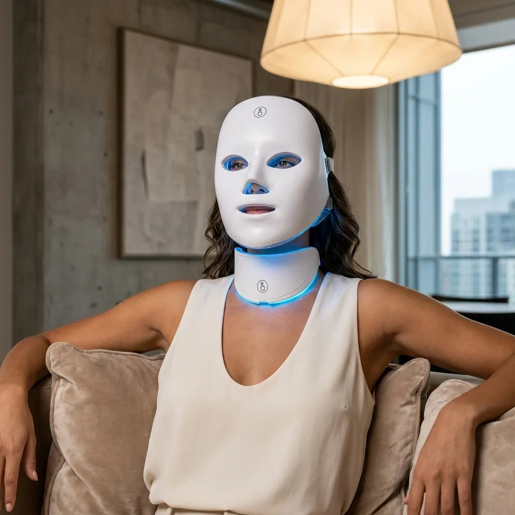 LumaGlow 7-Color LED Photon Therapy Mask – Touch Screen Skin Rejuvenation