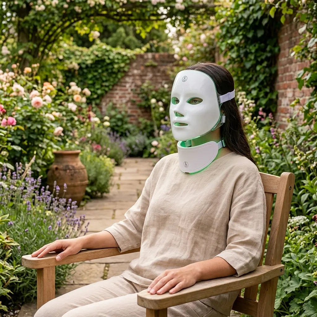 LumaGlow 7-Color LED Photon Therapy Mask – Touch Screen Skin Rejuvenation