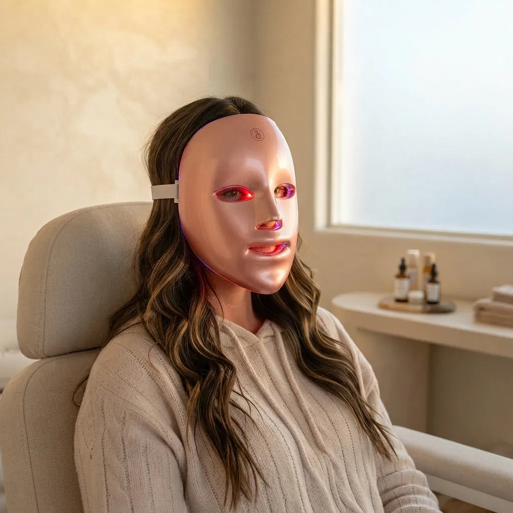 LumaGlow 7-Color LED Photon Therapy Mask – Touch Screen Skin Rejuvenation