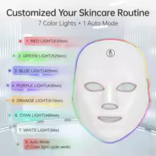 LumaGlow 7-Color LED Photon Therapy Mask – Touch Screen Skin Rejuvenation
