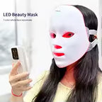 LumaGlow 7-Color LED Photon Therapy Mask – Touch Screen Skin Rejuvenation