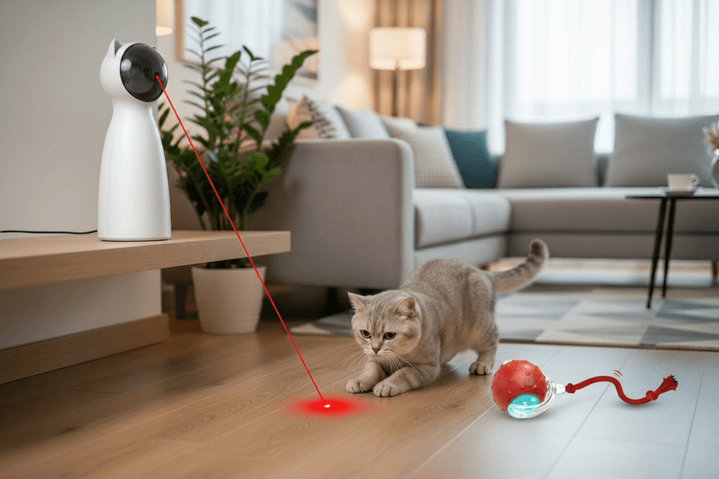 Interactive Cat Pack – NovaBeam™ Laser + NovaPaw™ Ball Toy