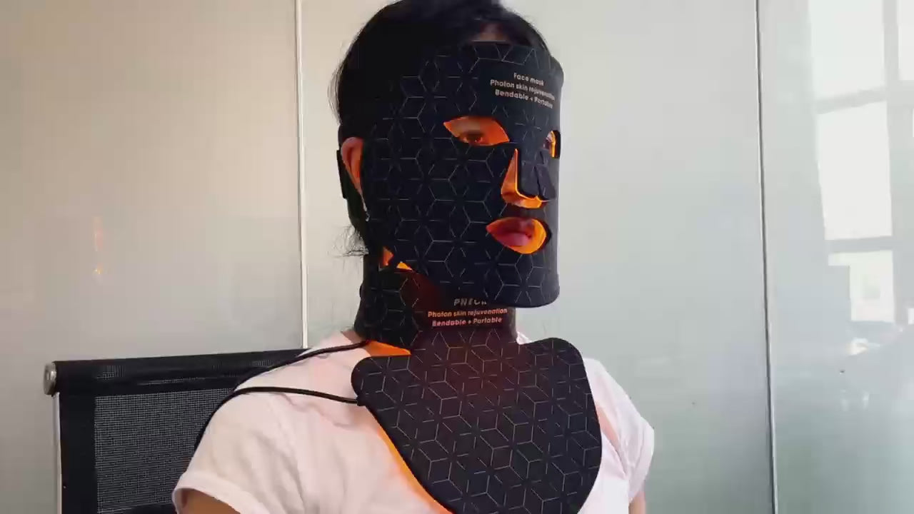 ProGlow LED Light Therapy Mask – Face & Neck Rejuvenation Device